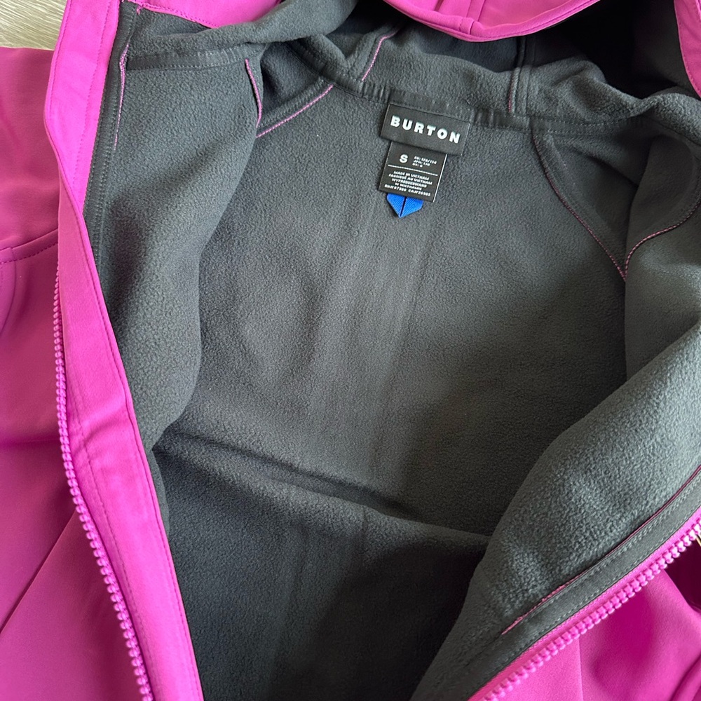 BURTON CROWN WEATHERPROOF FULL-ZIP FLEECE JACKET KIDS' girls size small - Picture 5 of 8